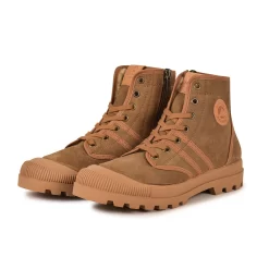 Pataugas AUTHENTIQUE ZIP/SSH F4H CAMEL -Pataugas 628177 BOOTS FEMME OG ZIPS SSH F4H CAMEL 5web