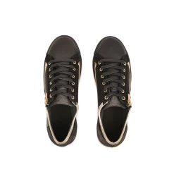 Pataugas JESTER/MIX F4H NOIR/DORÉ -Pataugas 628254 BASKET FEMME JESTER MIX F4H NOIR DORE 6