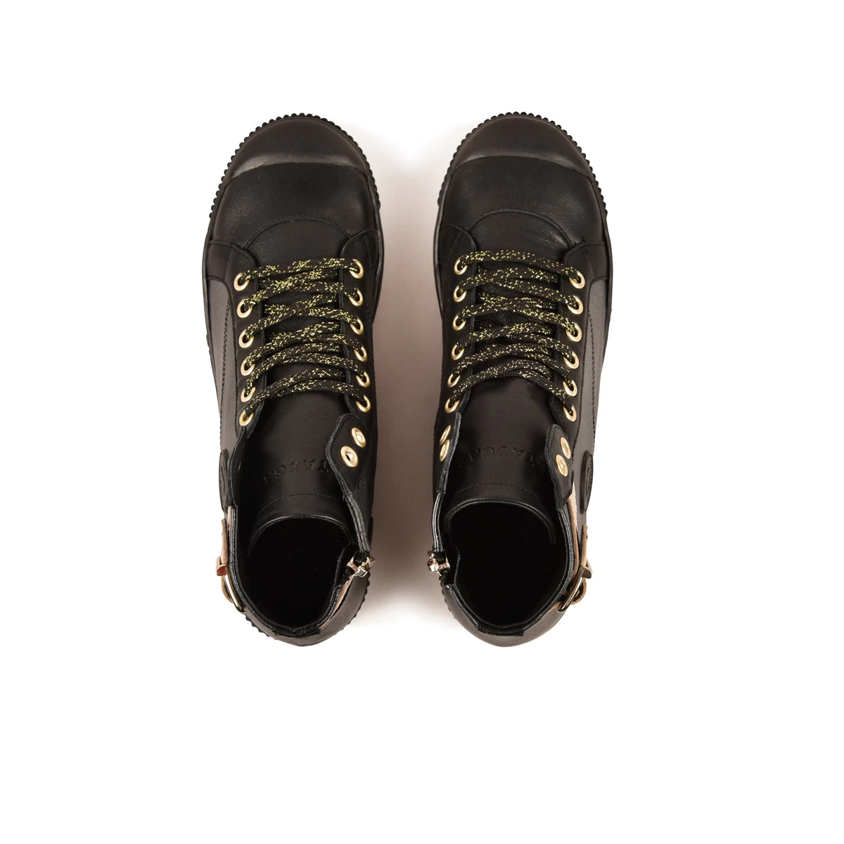 Pataugas BANJOU LATSA/MIX F4H NOIR/DORÉ 7 Pataugas BANJOU LATSA/MIX F4H NOIR/DORÉ - Image 7