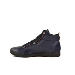 Nouveaux produits -Pataugas 628270 922 BASKET FEMME PALME MIX F4H MARINE ROSE 3