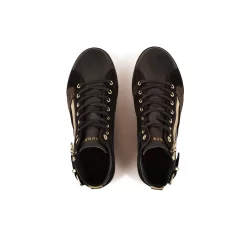 Pataugas PALME/MIX F4H NOIR/DORÉ -Pataugas 628270 946 BASKET FEMME PALME MIX F4H NOIR DORE 6