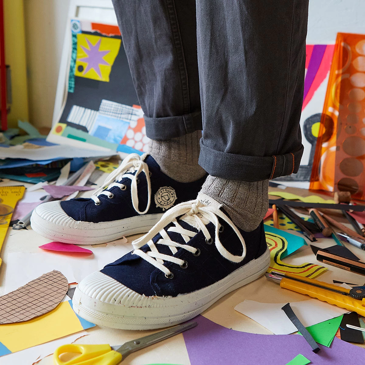 Pataugas ETCHE L/ATELIER BINGO H2H MARINE 2 Pataugas ETCHE L/ATELIER BINGO H2H MARINE - Image 2