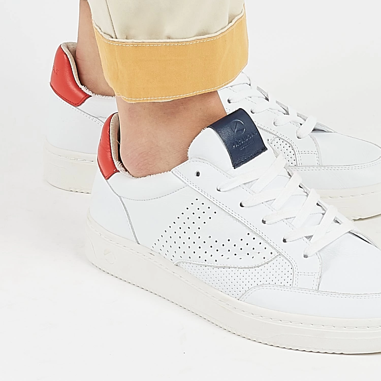 Pataugas BASALTE/N H2H BLANC/ROUGE 3 Pataugas BASALTE/N H2H BLANC/ROUGE - Image 3