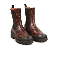 Pataugas AINOA CH/GR F4I CARAMEL -Pataugas BOOTS FEMME AINOA CH GR F4I CARAMEL 628454 753 4