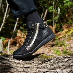 Pataugas PALME/MIX F4H NOIR/DORÉ -Pataugas F Palme F2H Noir 263b3c89 adce 4700 b3a0 84f3c78b417d