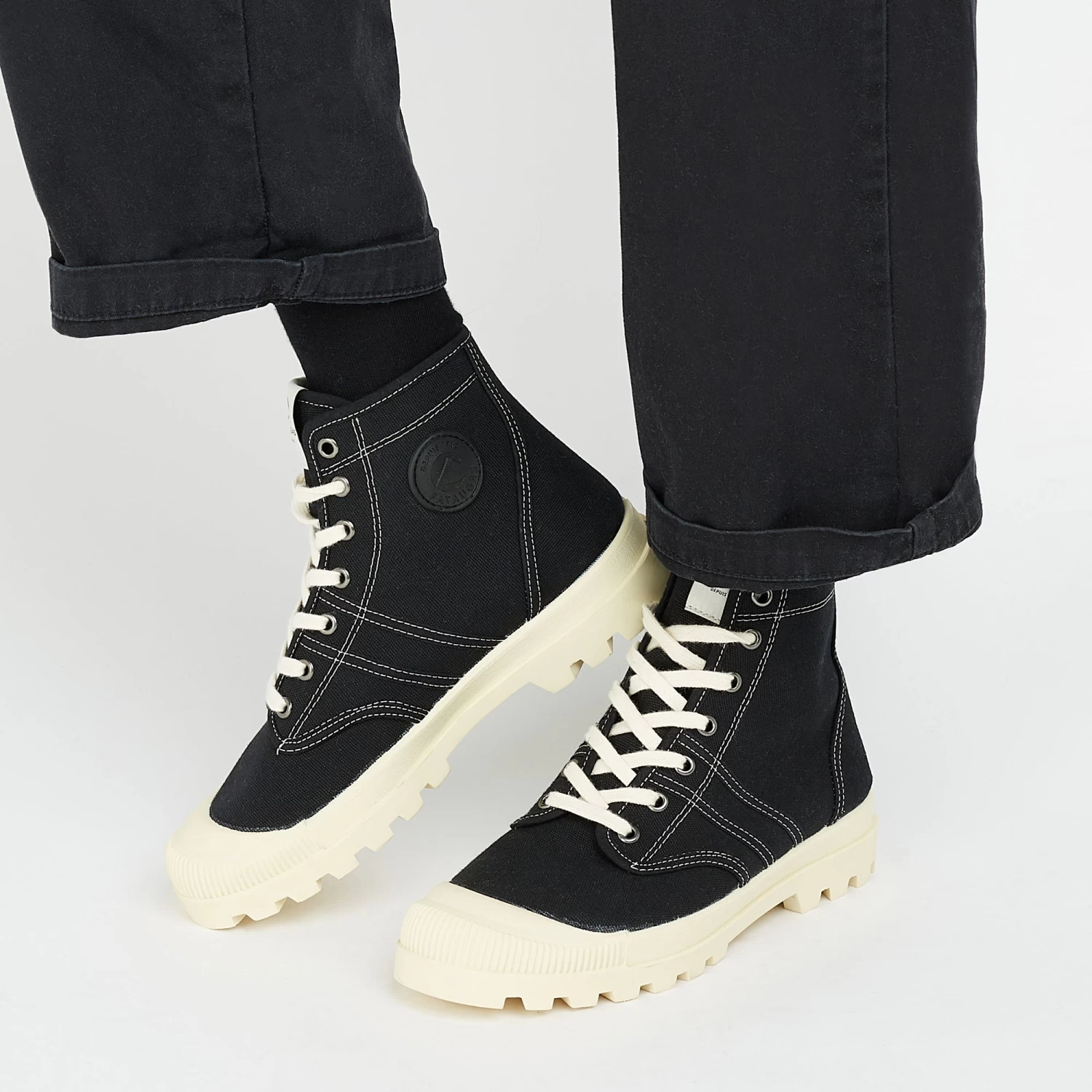 Pataugas AUTHENTIQUE/T F4G NOIR/MARFIL 2 Pataugas AUTHENTIQUE/T F4G NOIR/MARFIL - Image 2