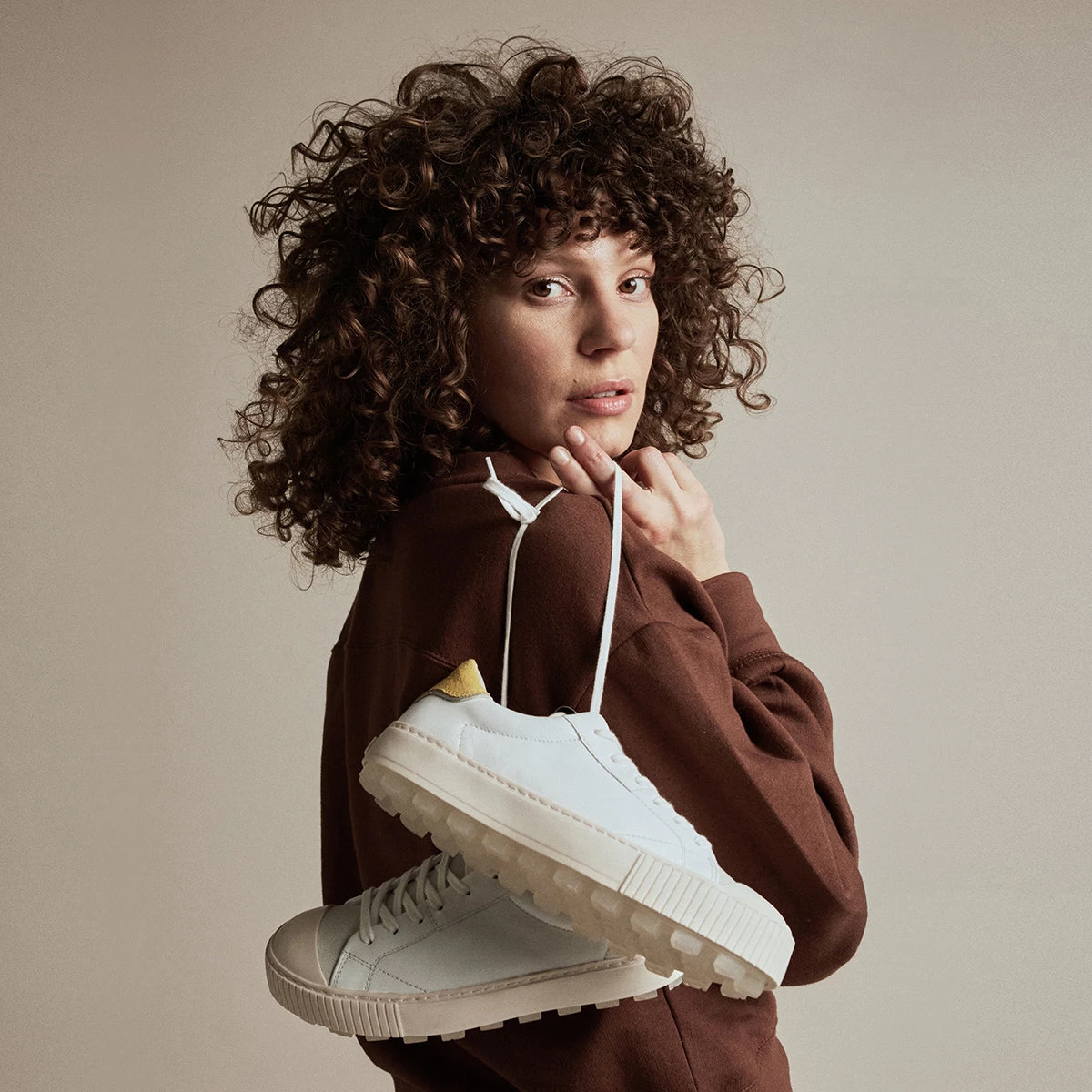 Pataugas ARAN/MIX F2H BLANC/JAUNE 2 Pataugas ARAN/MIX F2H BLANC/JAUNE - Image 2