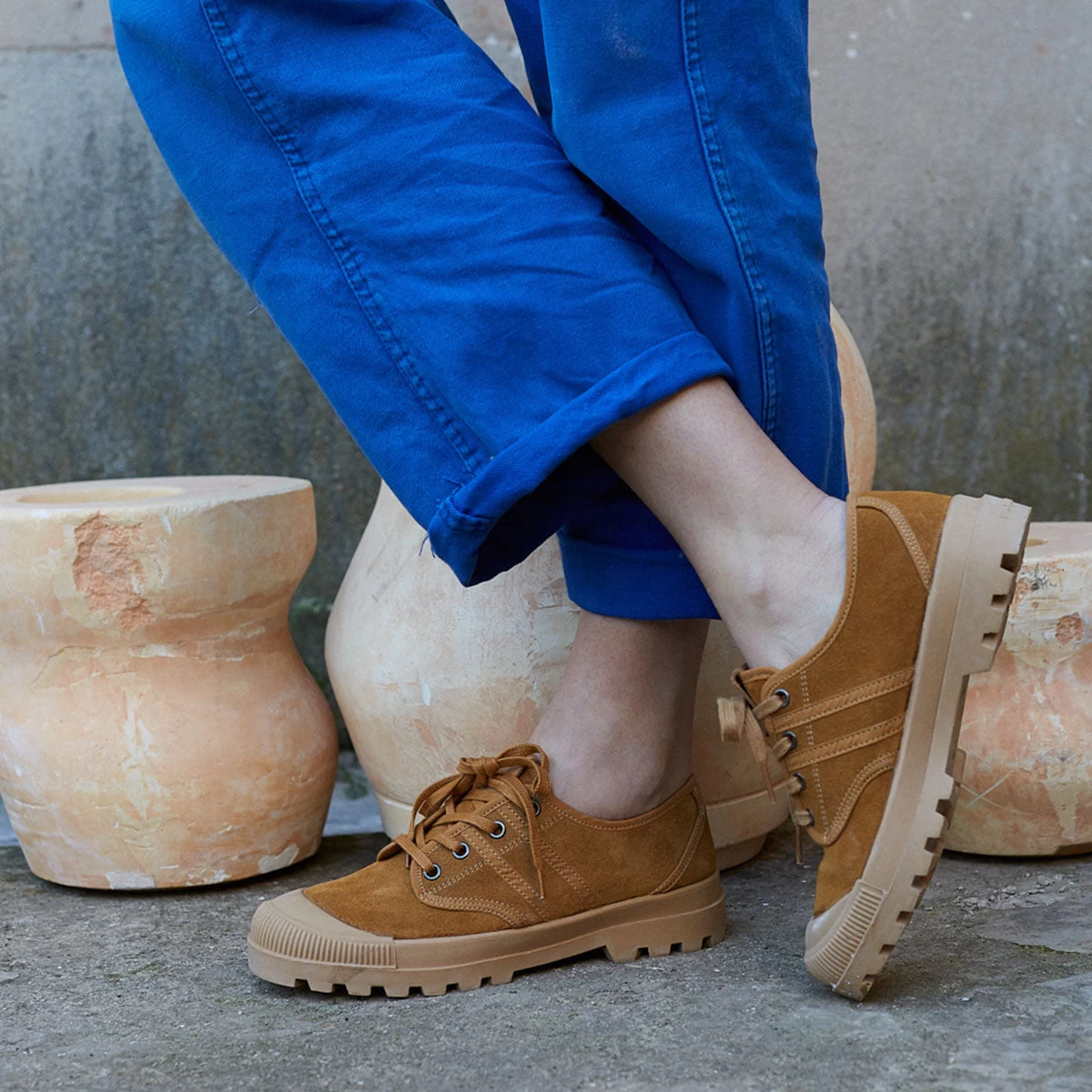 Pataugas AUTHENTIQUE L/S F4G OCRE 2 Pataugas AUTHENTIQUE L/S F4G OCRE - Image 2